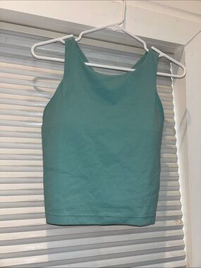 Athleta Purpose Crop Bra D-DD | Size L/G | Sage/Teal